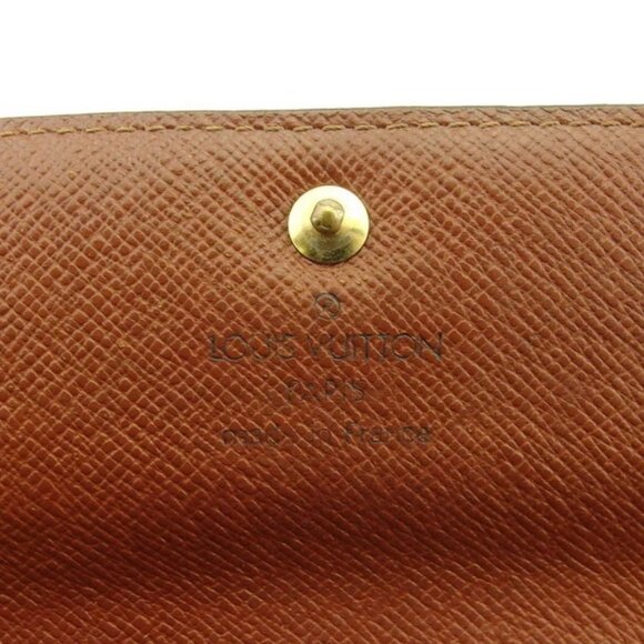 LOUIS VUITTON Long Wallet Monogram Beige Monogram Canvas Authentic Used - Picture 7 of 12